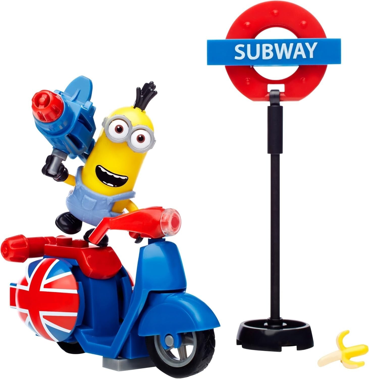 Interactive Mega Bloks Minions Scooter Escape Set - Ideal for Creative Kids