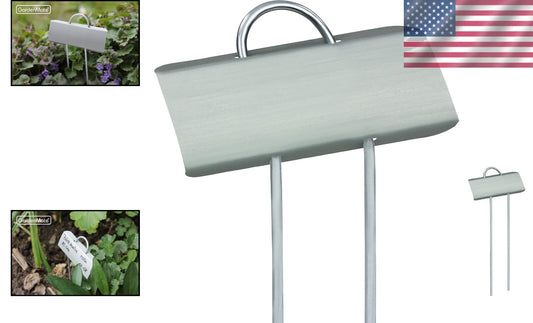 Resistant Zinc Mini Plant Labels - 100 Durable Markers for Garden Care