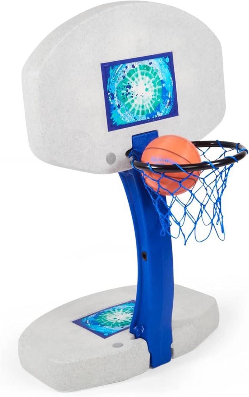 Effortless 2-in-1 Volleyball and Basketball Set for Above and In-Ground Pools