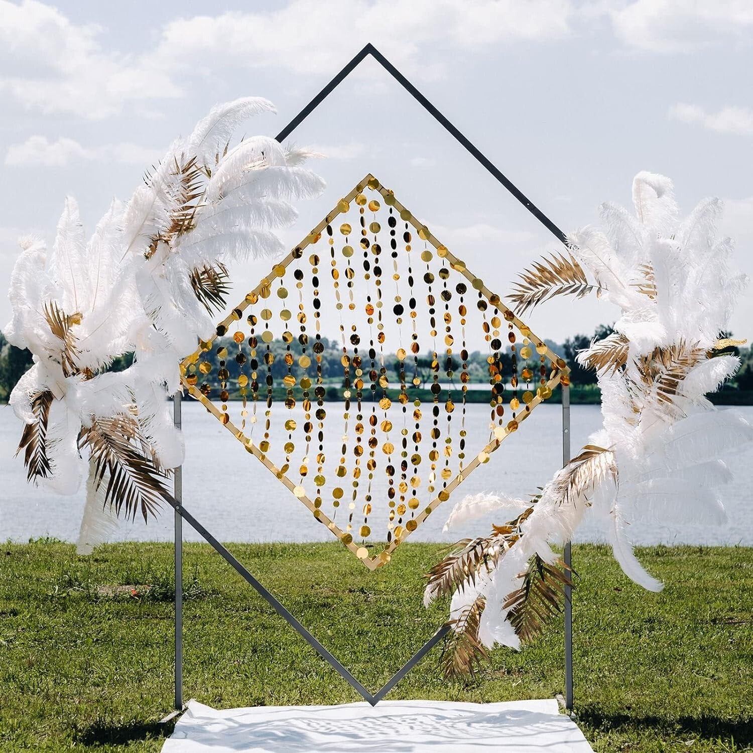 Versatile 90 Pcs Natural Ostrich Feathers - Perfect for Weddings and Parties