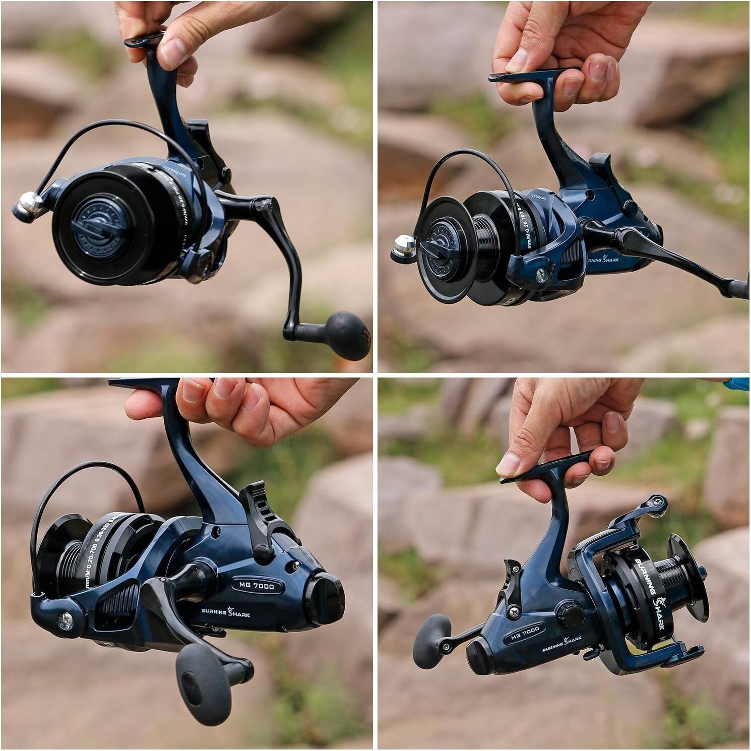 Durable Saltwater & Freshwater 12+1BB Fishing Reel with Anti-Reverse Feature