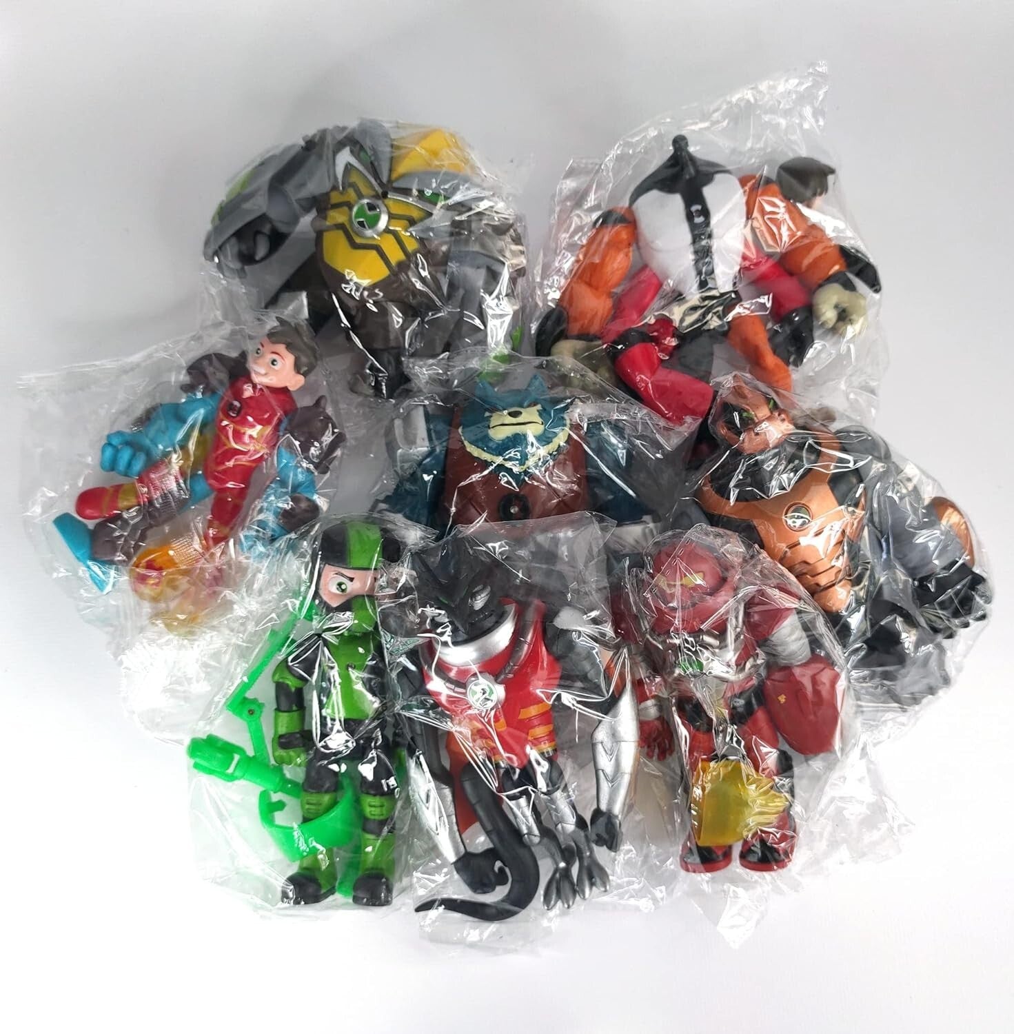 8 Iconic Ben 10 Action Figures Set - Engaging Durable Toys for Imagination