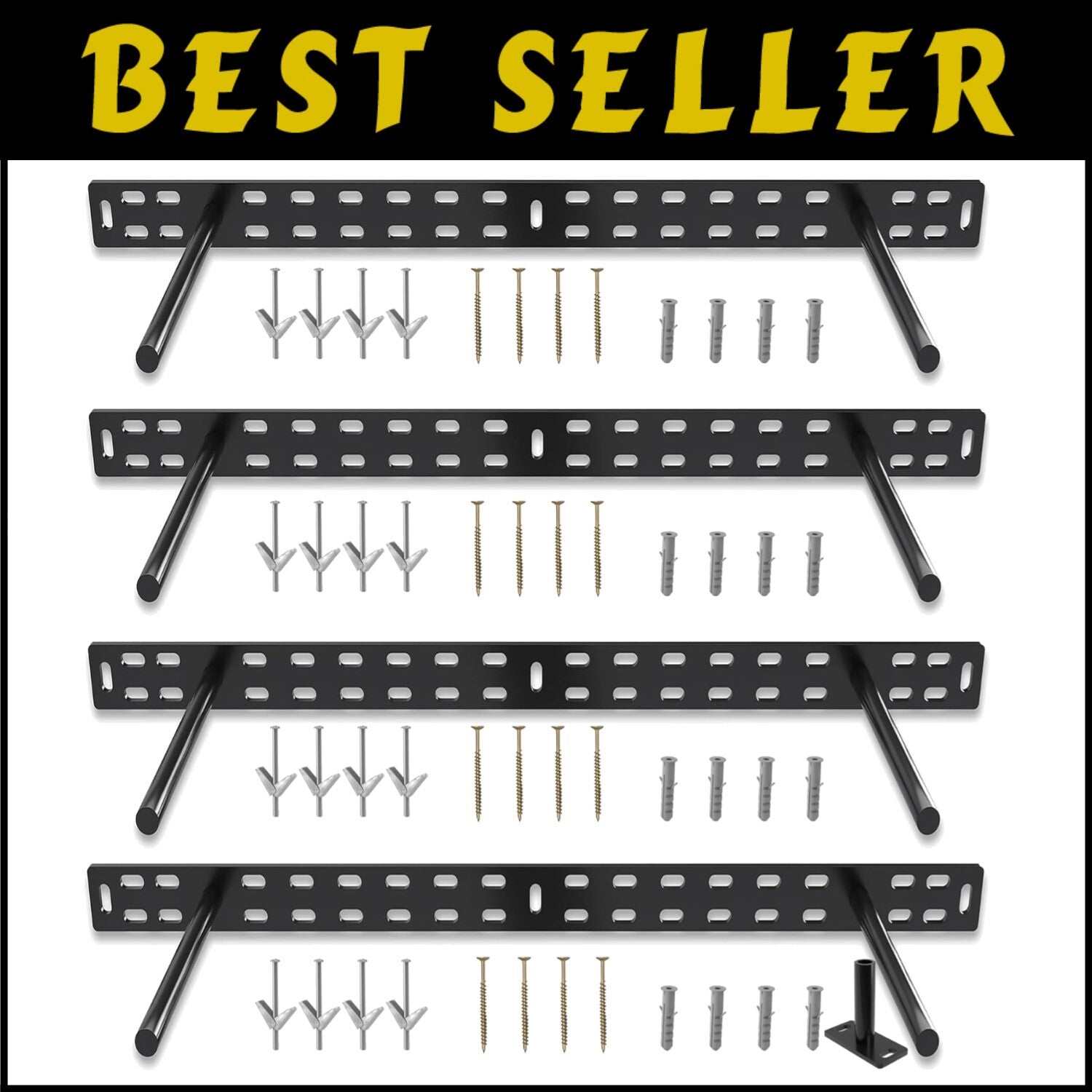 Versatile Floating Shelf Support Brackets - Hidden Hardware with Precision Jig