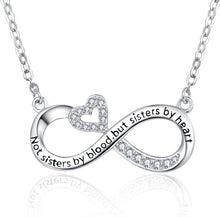 Load image into Gallery viewer, Hypoallergenic Silver Friendship Necklace - Perfect Gift for Sisters &amp; Mothers