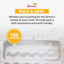 Load image into Gallery viewer, Large Capacity Egg Cartons - 250 Pack with Flip Top Closure, Ideal for Branding