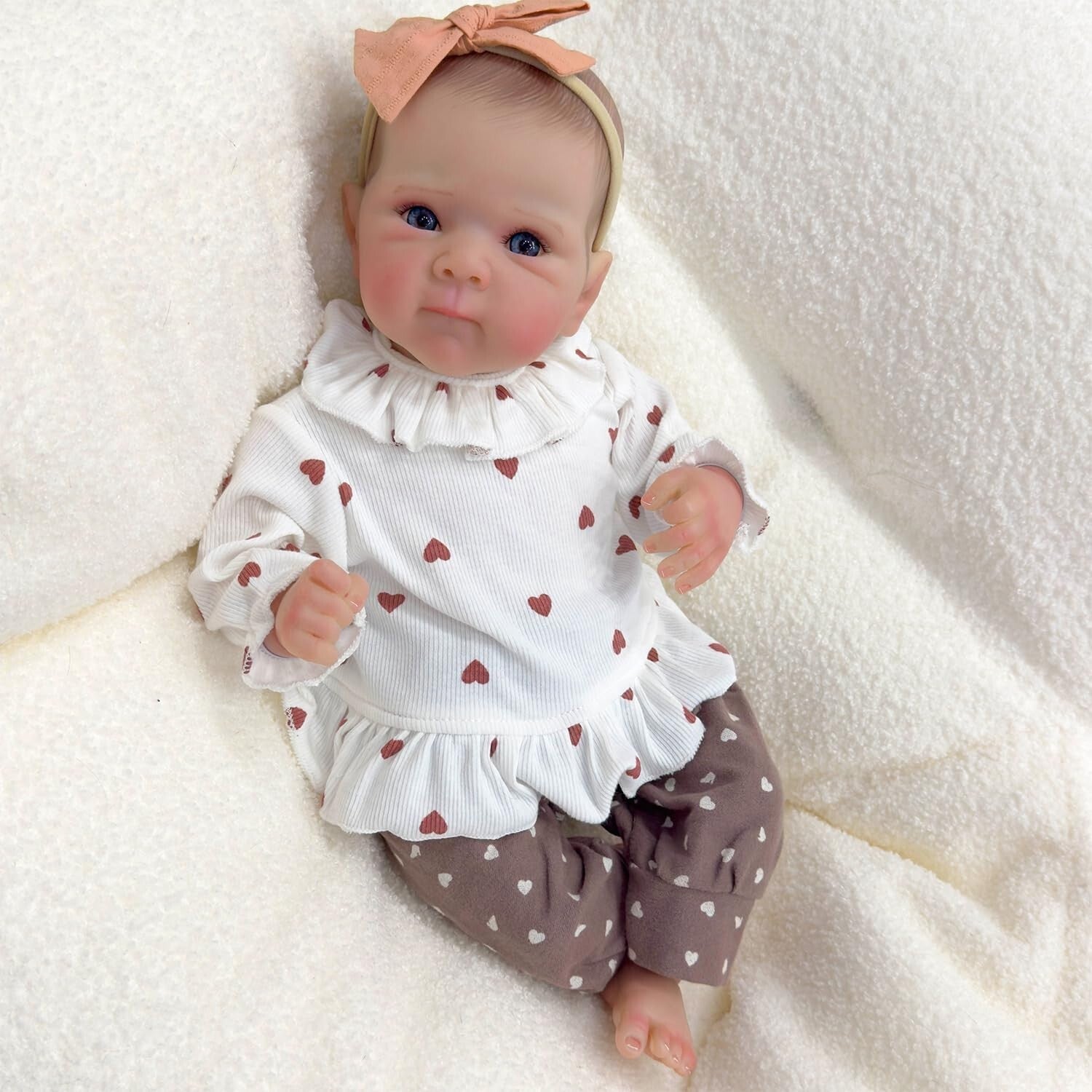 18-Inch Lifelike Reborn Baby Doll in Gift Box - Soft and Realistic for Kids 3+