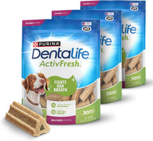 Load image into Gallery viewer, ActivFresh Dental Chews for Small &amp; Medium Dogs - 90-Piece Breath Fresheners
