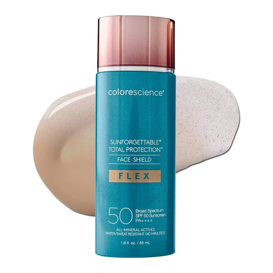 Total Protection Face Shield Flex SPF 50 - Fragrance-Free Mineral Sunscreen