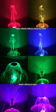 Load image into Gallery viewer, Versatile Garden Pond Pump 660GPH with Detachable RGB Light &amp; Decorative Nozzles