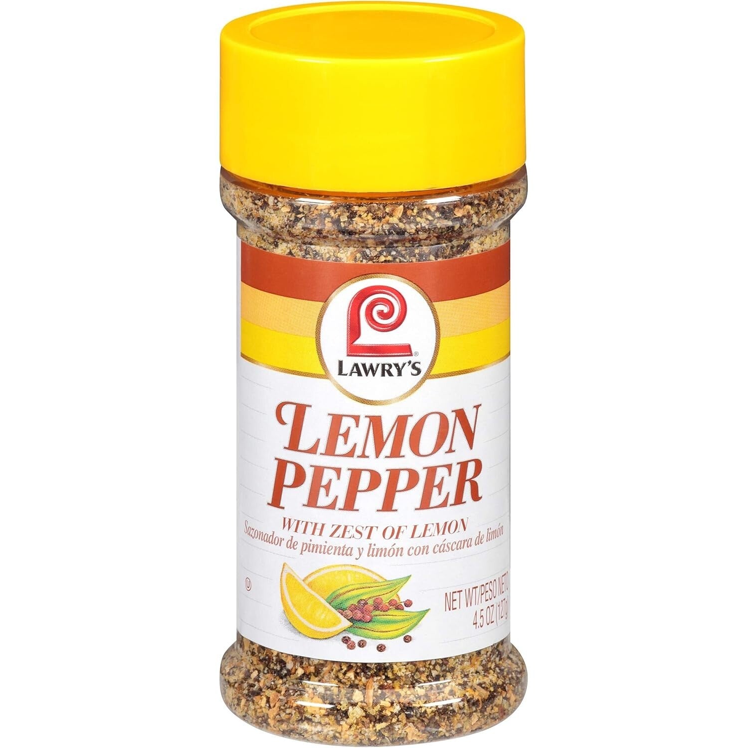 Lemon Pepper Seasoning with No MSG - 4.5 oz Pack of 12, Perfect for Grilling