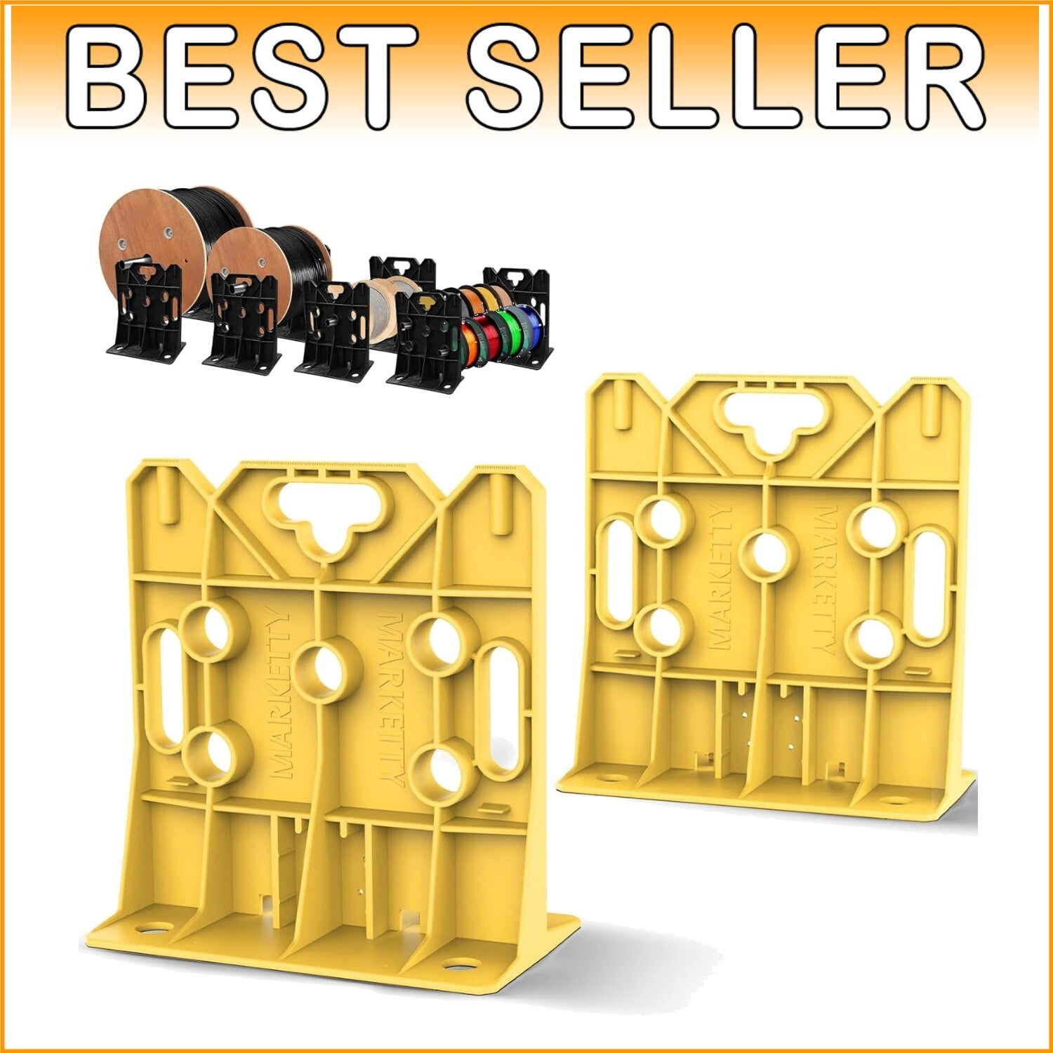 Versatile Wire Spool Caddy - Holds Up to 330 lbs, Ideal for Cable Organization