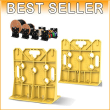 Load image into Gallery viewer, Versatile Wire Spool Caddy - Holds Up to 330 lbs, Ideal for Cable Organization