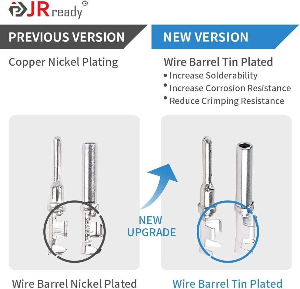604PCS DT Deutsch Connector Kit - Versatile 2 to 12 Pin, AWG 14-18