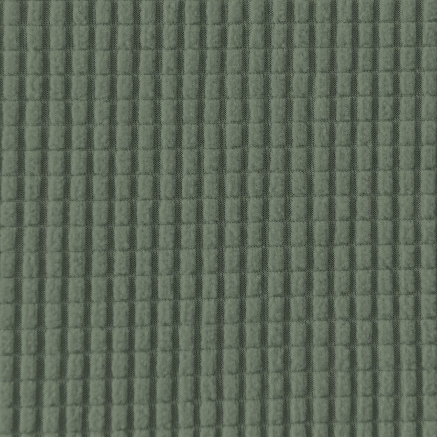 Greyish Green Stretch Loveseat Cover in Jacquard Fabric - Easy Care and Stylish