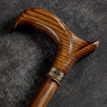Load image into Gallery viewer, Fashionable 33-Inch Wooden Cane - Handmade Ergonomic Design for Every Lifestyle