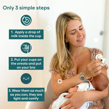 Load image into Gallery viewer, Maxi Silver Nipple Shields for Nursing - Soothe and Protect Cracked Nipples
