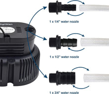 Load image into Gallery viewer, High Efficiency Above Ground Pool Water Removal Pump with 3 Adapters &amp; 25ft Cord