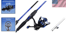 Load image into Gallery viewer, Centron 6' IM6 Graphite Fishing Rod and Reel Combo - All Purpose &amp; Lightweight