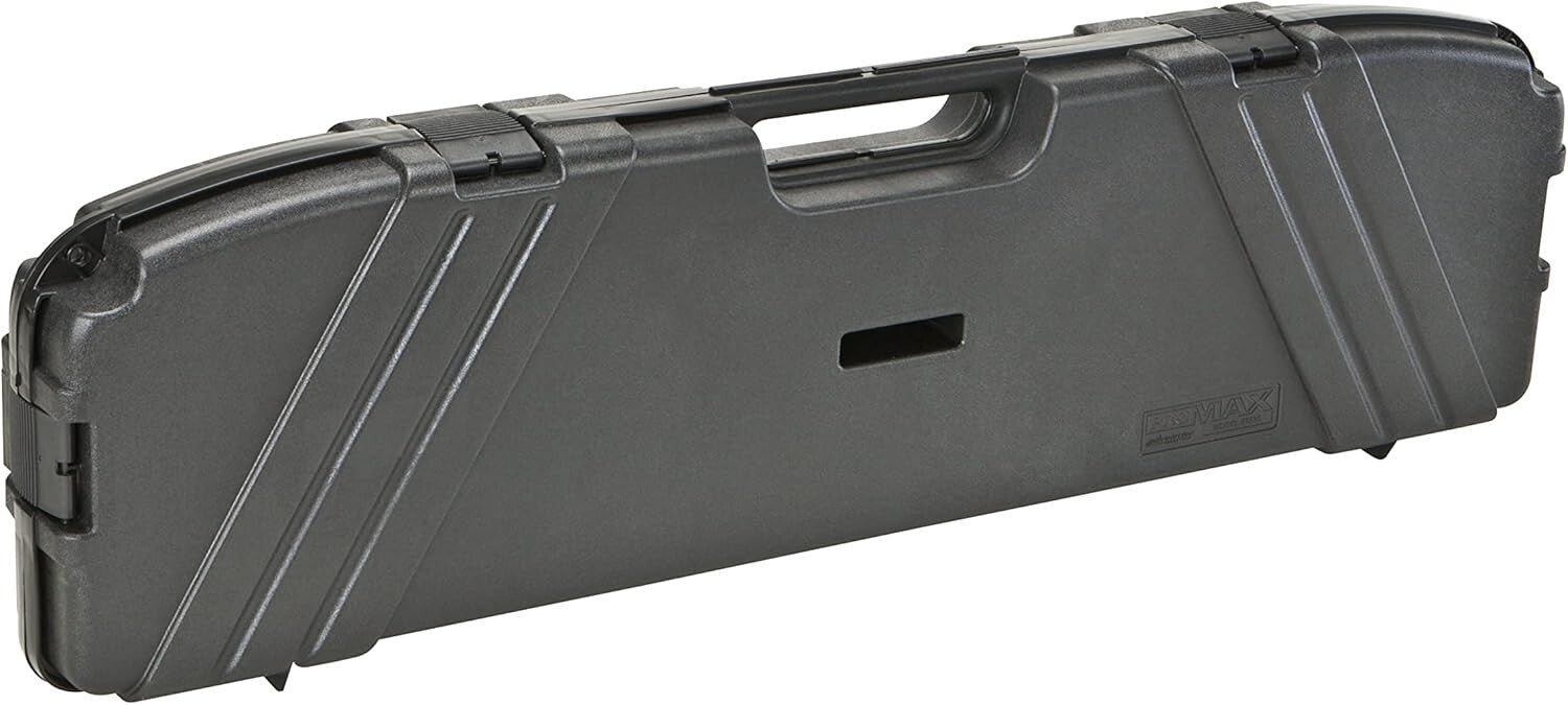 Durable Pro-Max Takedown Gun Case with Lockable Tabs, Black Foam Protection