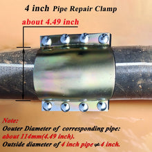 Load image into Gallery viewer, 4 inch Heavy-Duty Pipe Repair Clamp - Effortless Seal with Bronze Coating