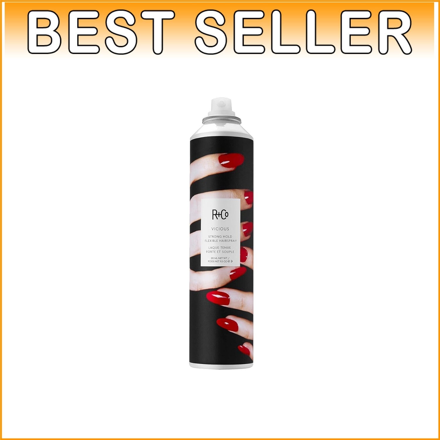 9.6oz Flexible Hairspray: Vegan, Gluten-Free & Strong Hold for Everyday Styles