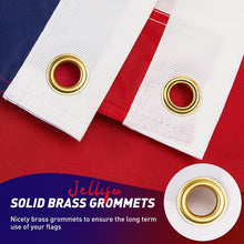 Load image into Gallery viewer, Premium 10x15 Polyester American Flag with Embroidered Stars and Brass Grommets
