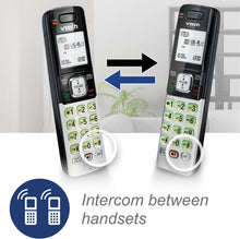 Load image into Gallery viewer, Expandable 2-Handset Cordless Phone - Caller ID, Backlit Display &amp; ECO Mode