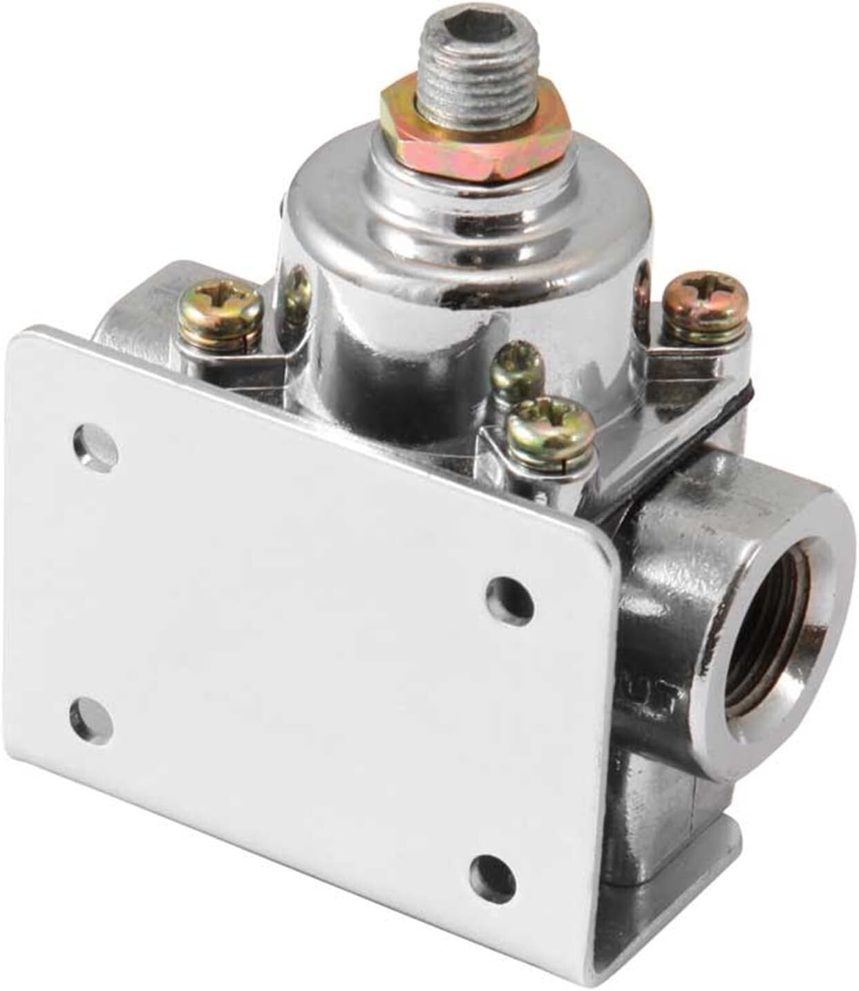 Universal Fuel Pressure Regulator with Adjustable Settings & Mounting Hardware