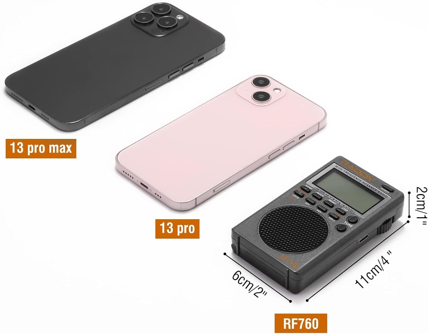 Compact Rechargeable AM/FM/SW Radio with NOAA Alerts & Long-Range Capability