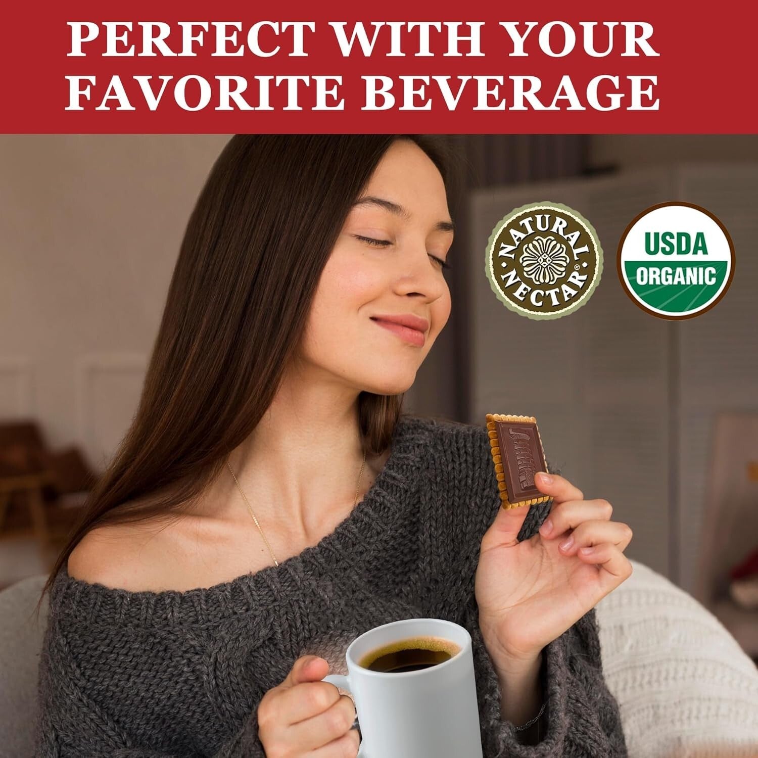 Luxury Organic Milk Chocolate Petit Biscuit Pack - 12 Snacks, Ideal for Sharing
