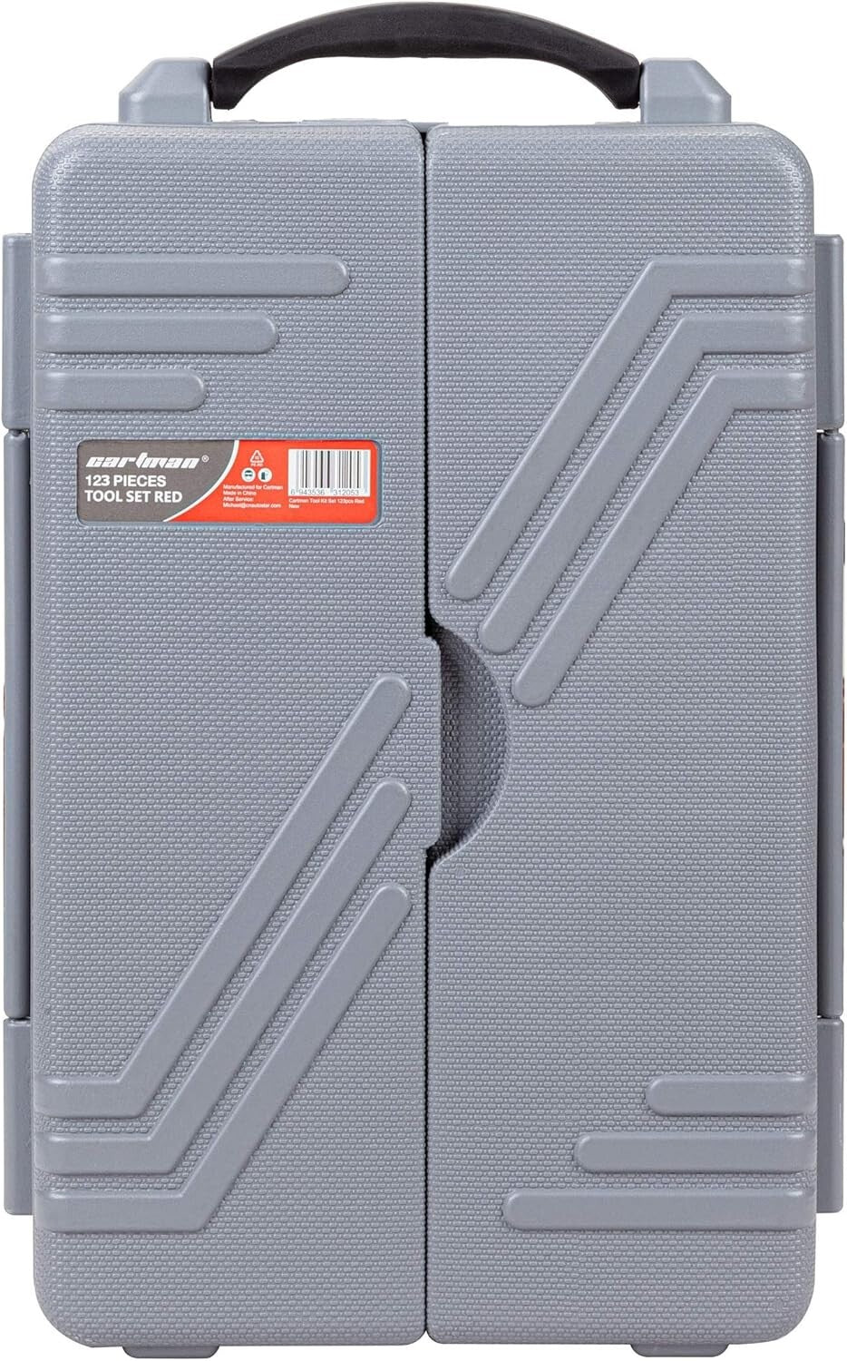 Heat-Treated 123-Piece Tool Set in Red - Perfect for DIY Projects and Repairs