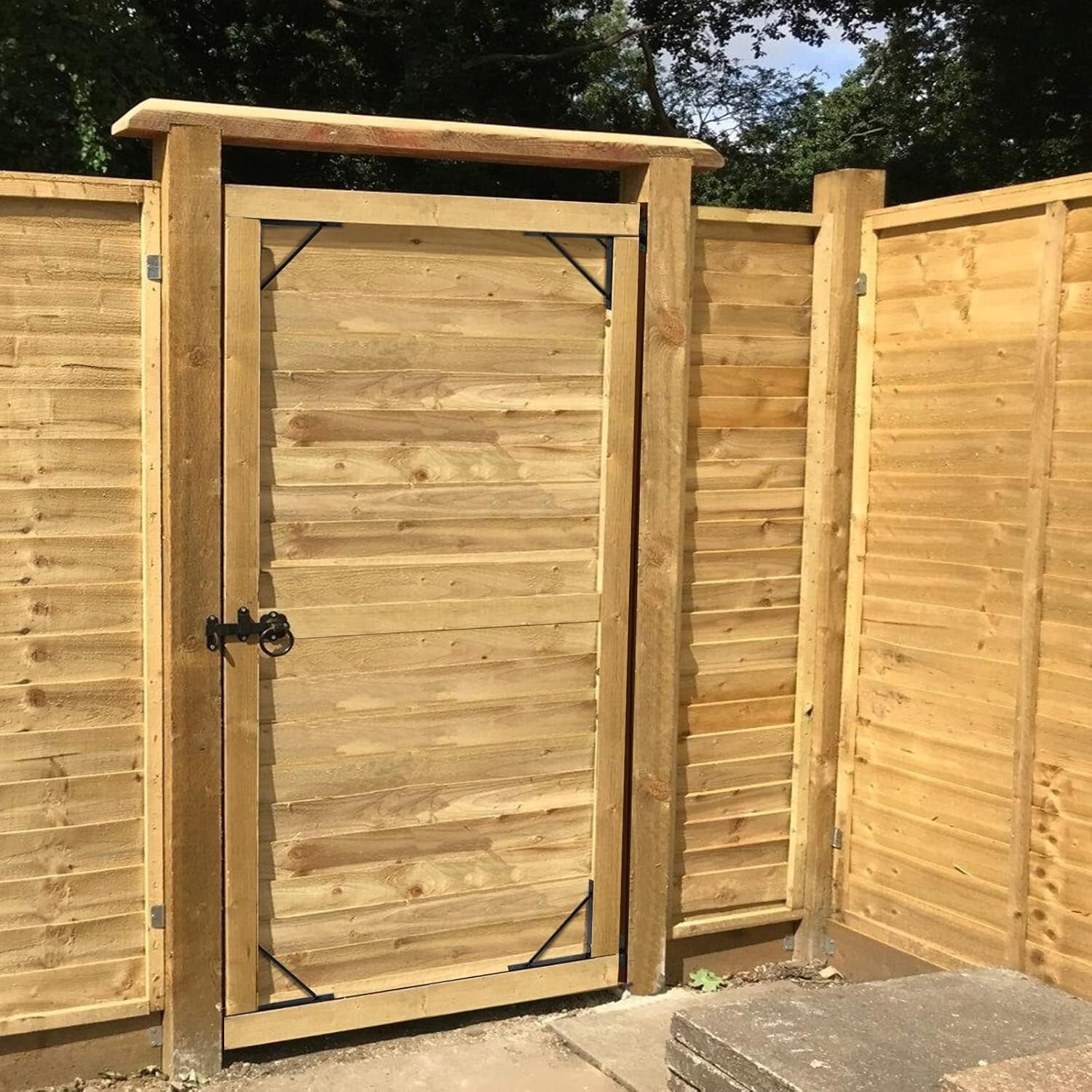 Easy Install Corner Brace Bracket Kit - 2 Sets for Functional Gate Solutions