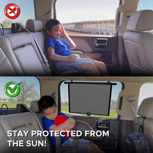 Load image into Gallery viewer, Hassle-Free Privacy with Retractable Baby Car Window Shades - 22" x 24" Size