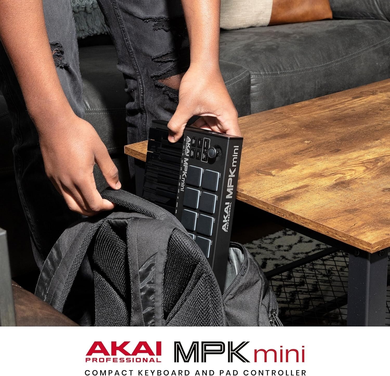 MPK Mini MK3 USB MIDI Controller - 25 Keys, Joystick, and Sound Library Access