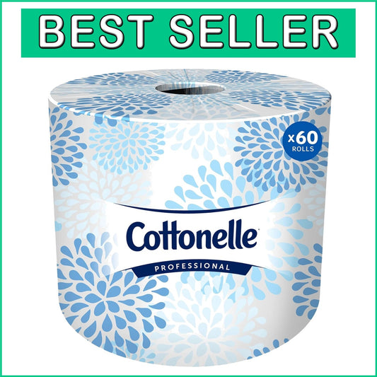 Eco-Conscious 2-Ply Toilet Paper in 60 Rolls - Ideal for Upscale Facilities