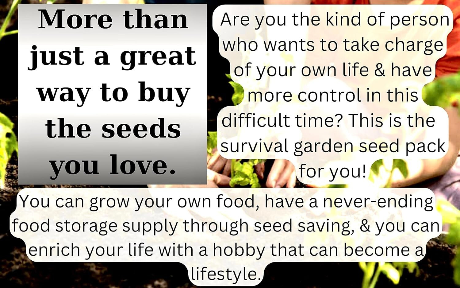Ultimate Survival Seed Kit: 50 Heirloom Varieties for Sustainable Gardening