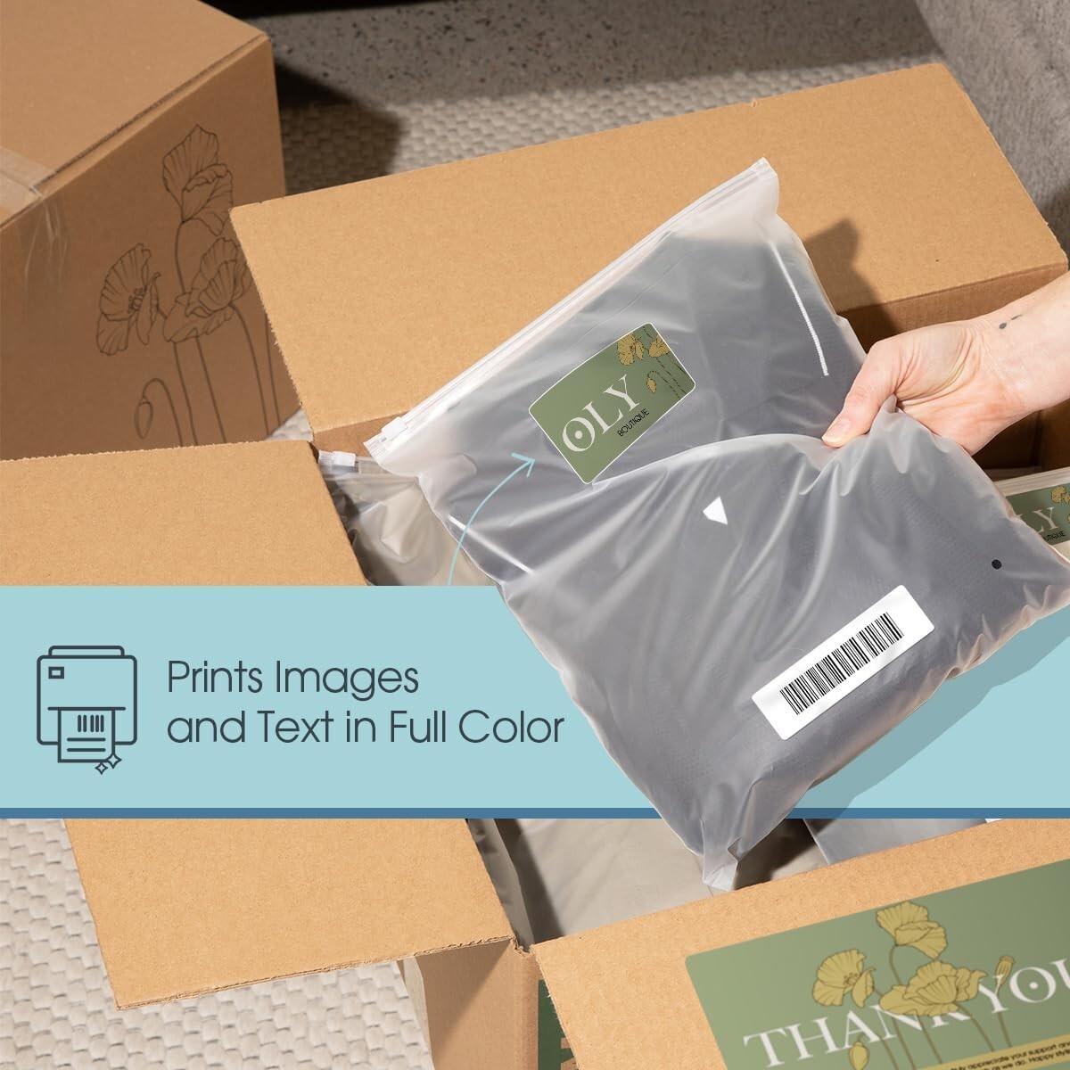 Durable 1" Circle Labels - 500 Matte White Stickers for Home & Business Use