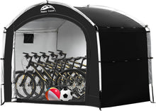 Load image into Gallery viewer, Waterproof Bike Storage Tent for 2-8 Bikes – Outdoor Protection with Ventilation