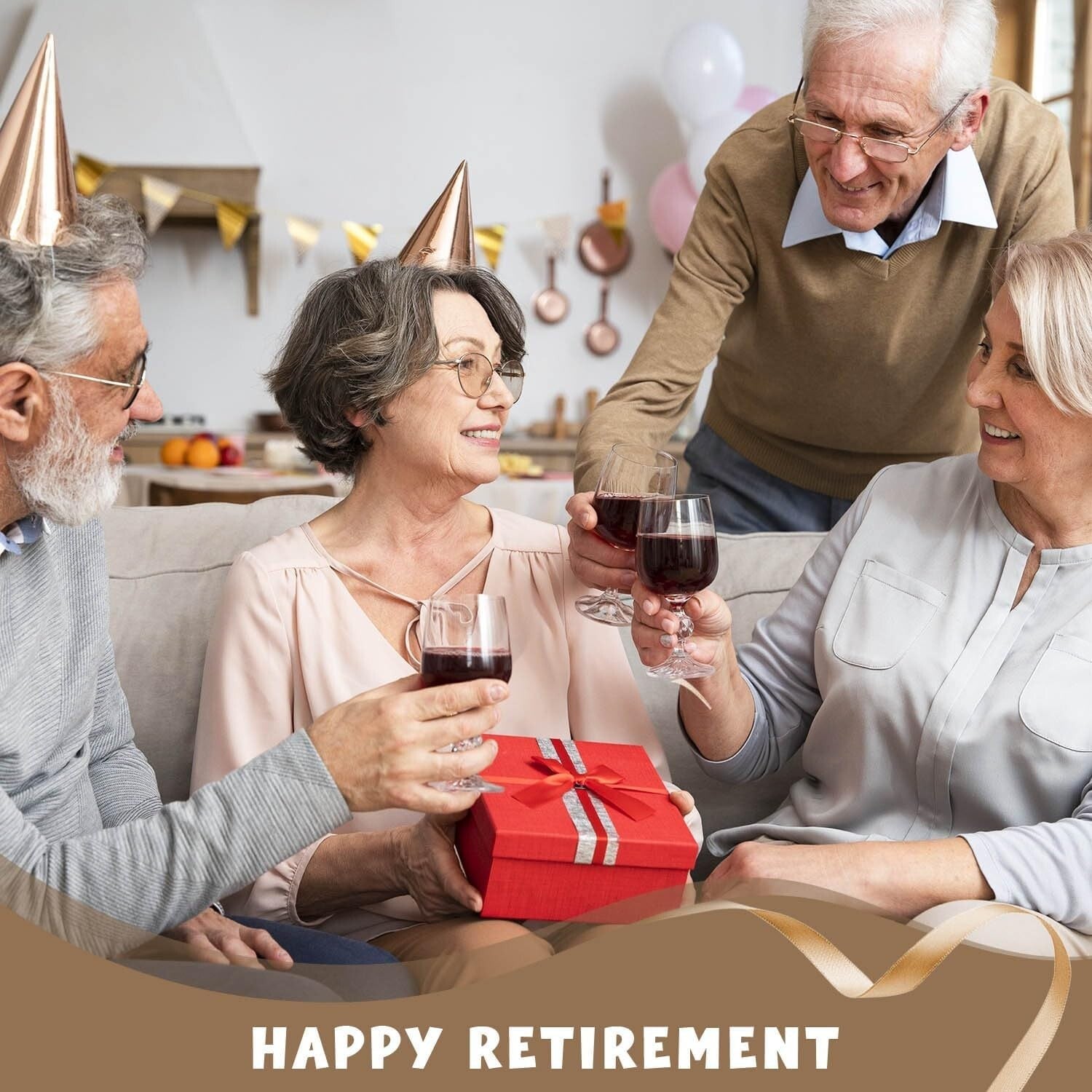 Happy Retirement Flannel Blanket 60"X80" - Thoughtful Gift for Men & Women