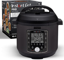 Load image into Gallery viewer, Instant Pro 8 QT Multi-Cooker - Black Stainless Steel with Safety Features