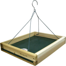 Load image into Gallery viewer, Elegant Weatherproof Cedar Bird Feeder - 3 in 1 Functionality for Backyard Birds