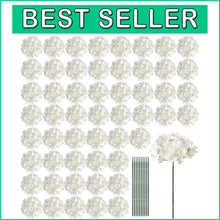 Load image into Gallery viewer, Versatile 64 Pcs Silk Hydrangea Flowers - DIY Wedding &amp; Home Decor Solution