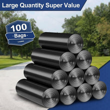 Load image into Gallery viewer, 100 Heavy-Duty Unscented Trash Bags - 55-60 Gallon Waterproof Can Liners - Black
