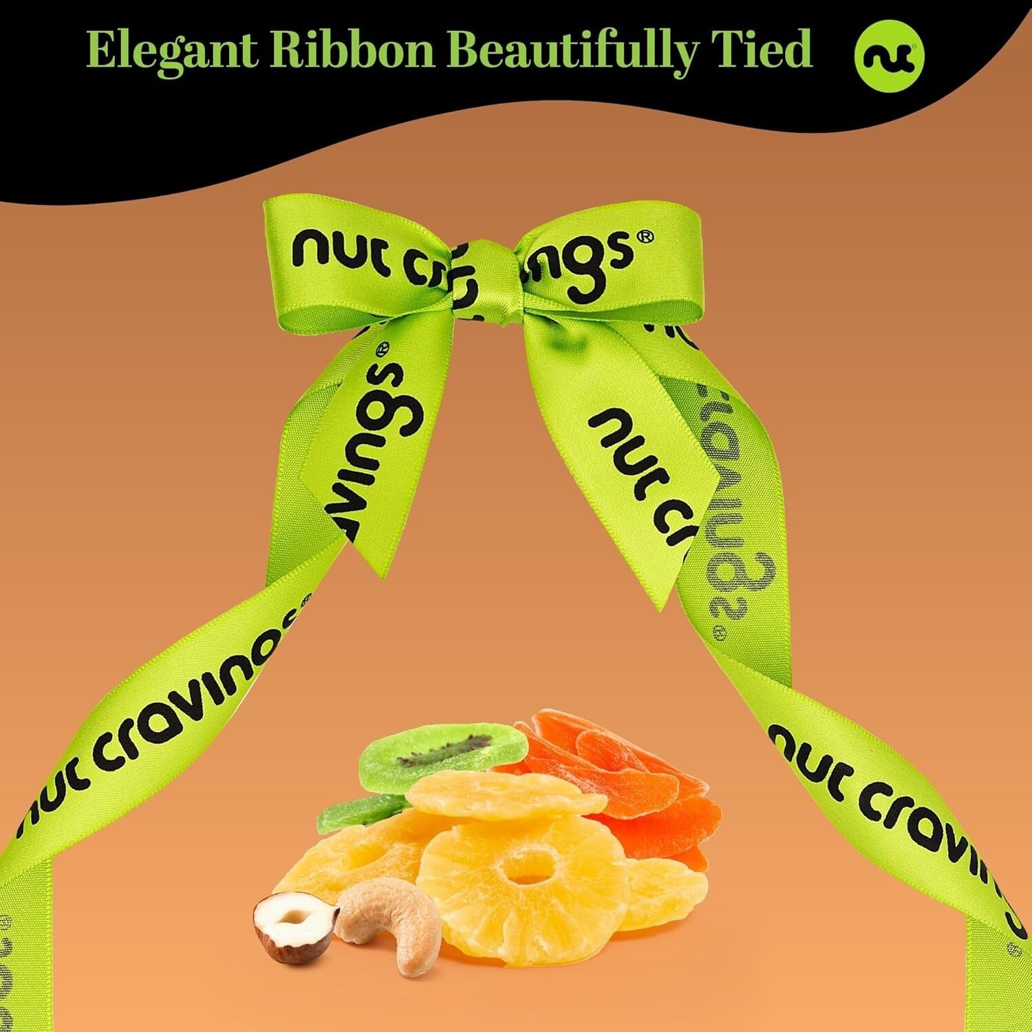 Deluxe Nut & Dried Fruit Care Package - 12 Assortments in Reusable Wooden Tray