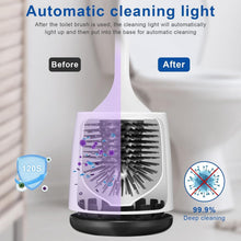 Load image into Gallery viewer, High-Speed Rotating Electric Toilet Brush with Removable Silicone Head &amp; Holder