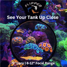 Load image into Gallery viewer, Black Flipper Aquarium Magnifier - Ideal for Fish Enthusiasts &amp; Photographers