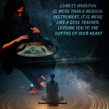 Load image into Gallery viewer, Portable 22" Black Hand Pan Drum Set - Ideal for Outdoor Performances &amp; Healing