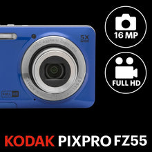 Load image into Gallery viewer, Ultra-Portable 16MP Digital Camera with 5X Zoom &amp; 2.7” LCD - Perfect for Travel