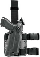 Load image into Gallery viewer, Black Adjustable Tactical Leg Holster for Glock 17/22 with ALS and SLS Security