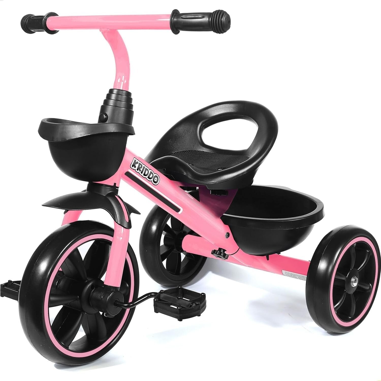 Ergonomic Pink Trike for 2-5 Year-Olds - Durable and Safe for Indoor/Outdoor Fun